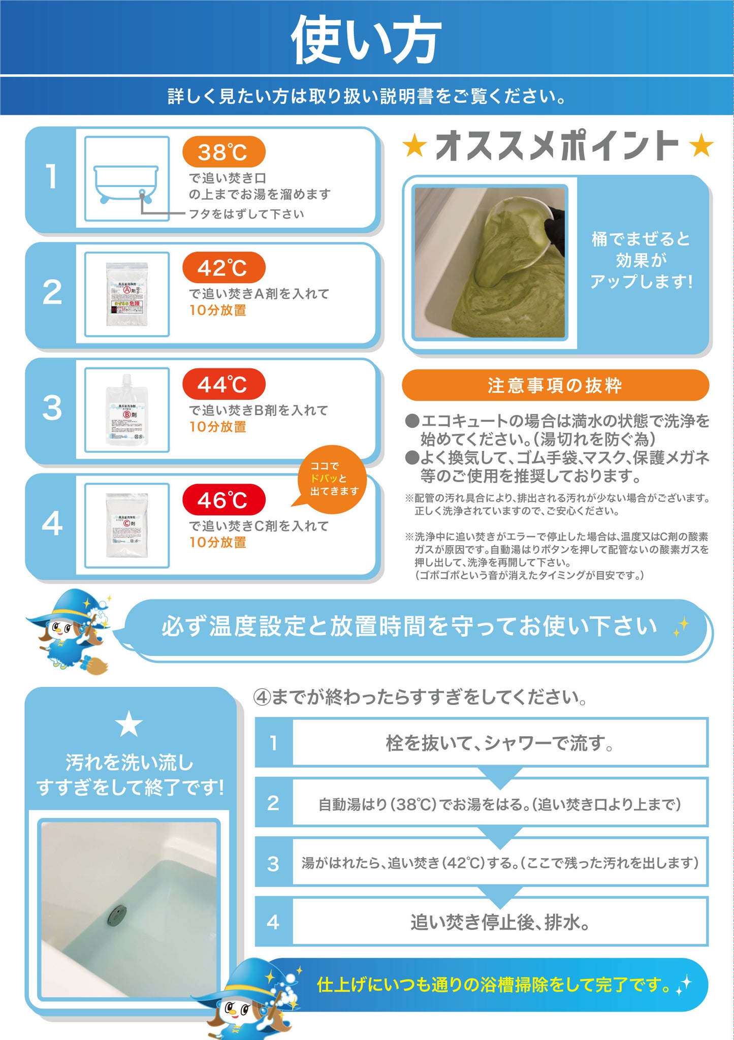カビンヌ 風呂釜洗浄剤 ドバピカ